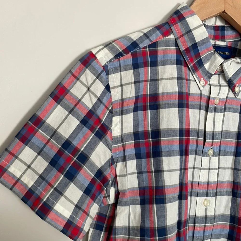 NWOT Ralph Lauren Plaid Button Down